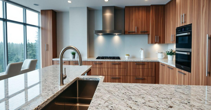 Gabinete de Cozinha com Pia de Granito: 5 Ideias Incríveis