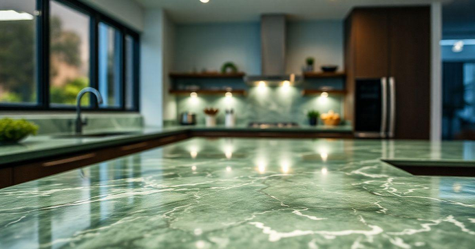 Pedra de M&aacute;rmore Verde Ubatuba: Eleg&acirc;ncia e Versatilidade para Seus Projetos