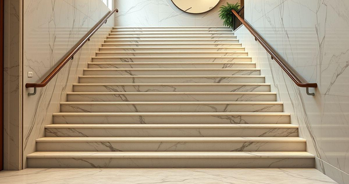 Escada de Mármore Travertino: Estilo e Durabilidade