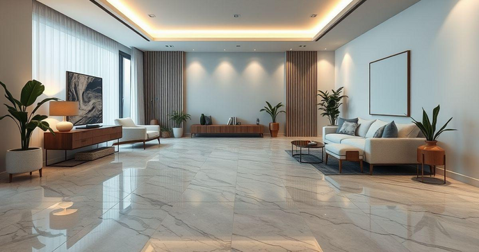Cimento Queimado Marmorizado: Estilo e Durabilidade para Ambientes