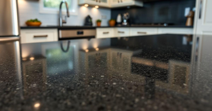 Granito Preto S&atilde;o Gabriel Escovado: Eleg&acirc;ncia e Durabilidade em Projetos