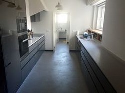 Microcimento bancada cozinha Microcimento bancada cozinha