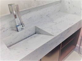 Pia de mármore para cozinha Pia de mármore para cozinha