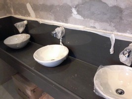 Pia de mármore para banheiro Pia de mármore para banheiro