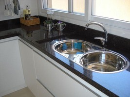 Pia de mármore para cozinha Pia de mármore para cozinha